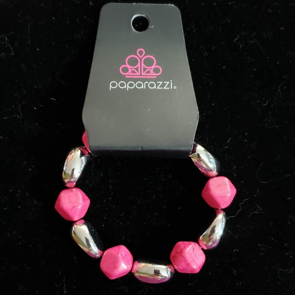 Paparazzi Bracelet - Rock Candy Canyon Pink